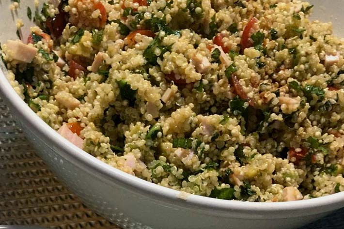 ensalda de quinoa paso 3